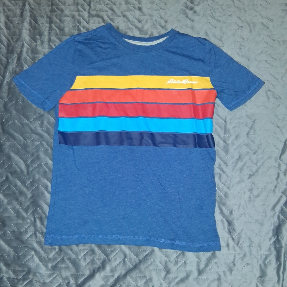 Eddie Bauer Kids Multicolor Striped Tee